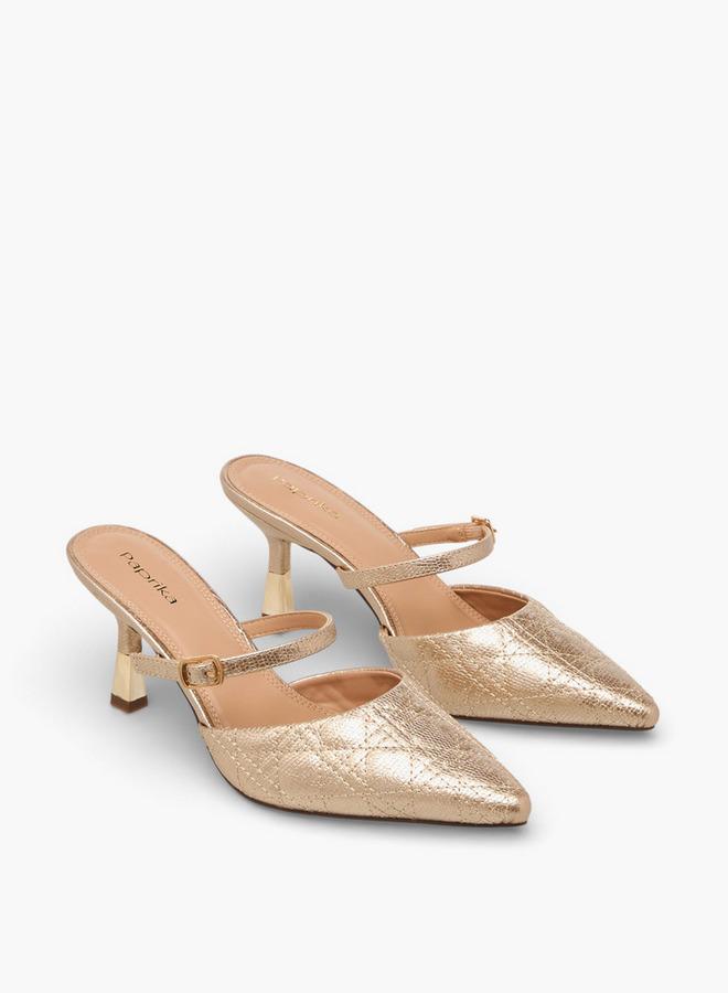 بابريكا صنادل نسائية بكعب خنجر تشكيلة رمضان - Image 2